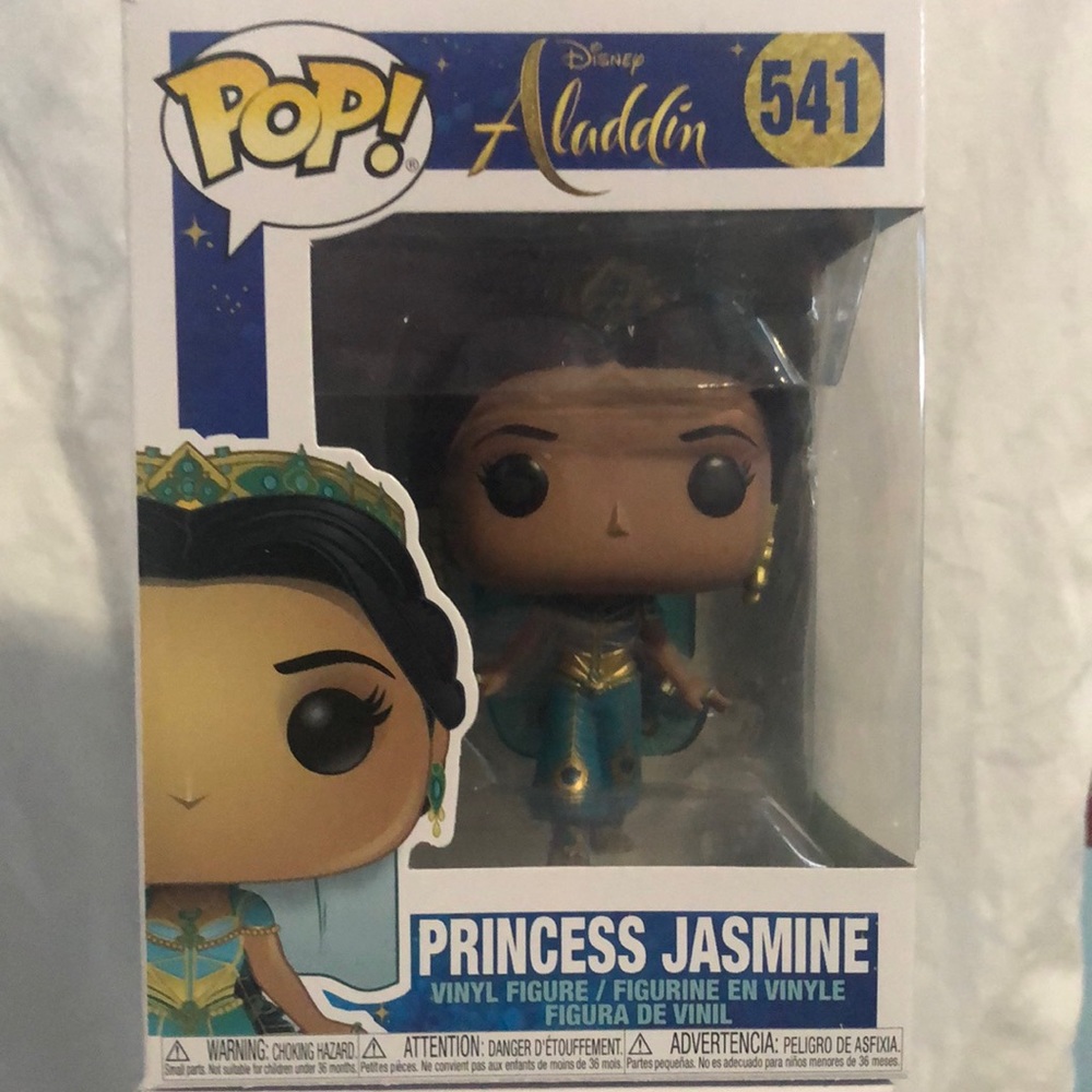 Princess Jasmine - Aladdin #541 and Aladdin with Abu - Aladdin #538 Funko Pop!